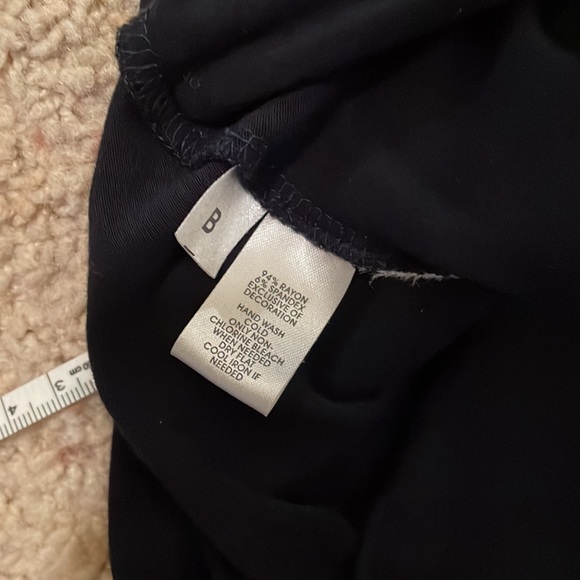 Loft Knit Navy Blue Knit Dress with Jewel Details - Picture 7 of 7